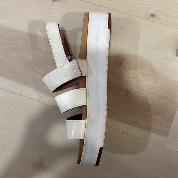 UGG braelyn platform sandal in white size 9.5 - Picture 6 of 12